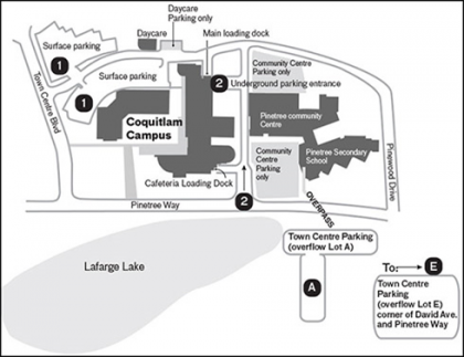Coquitlam Campus Map